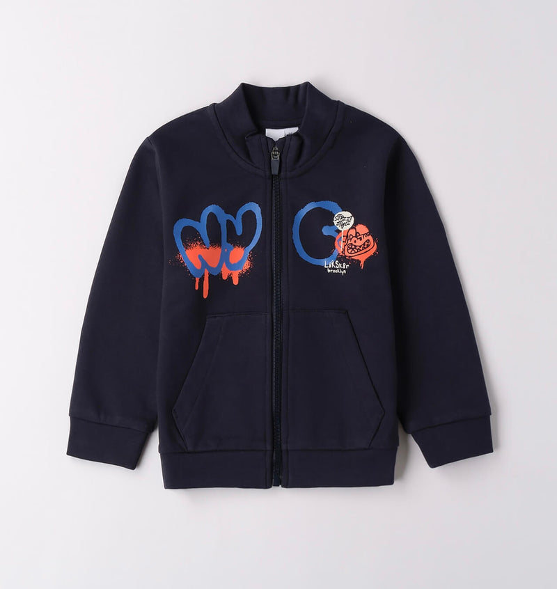 FELPA APERTA ML CON ZIP O CON BOTTONI