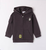 FELPA APERTA ML CON ZIP O CON BOTTONI