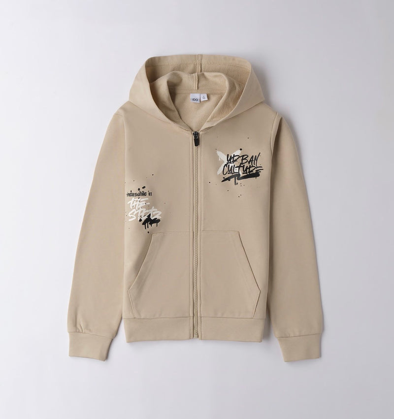 FELPA APERTA ML CON ZIP O CON BOTTONI