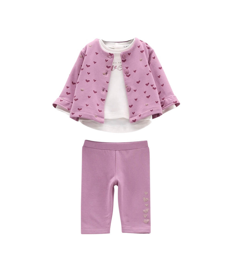 COMPLETO FELPA STRETCH INVERNALE E INTERLOCK NEONA