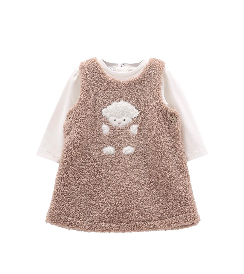 COMPLETO INTERLOCK STRETCH E PELLICCIA NEONATA