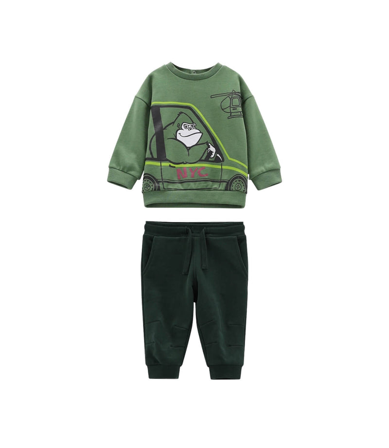 TUTA FELPA INVERNALE BABY M.