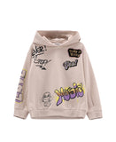 MAGLIA C/CAPP. Z/LUNGA FELPA STRETCH RAGAZZA