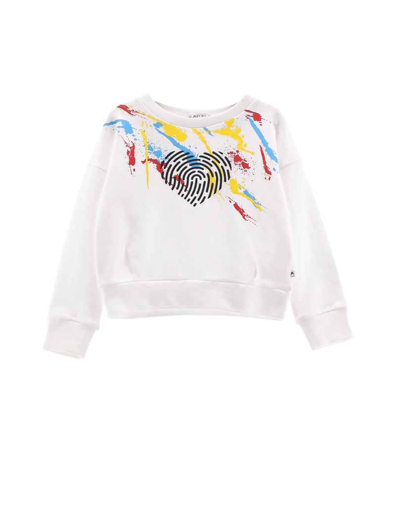 MAGLIA M/L.FELPA RAGAZZA