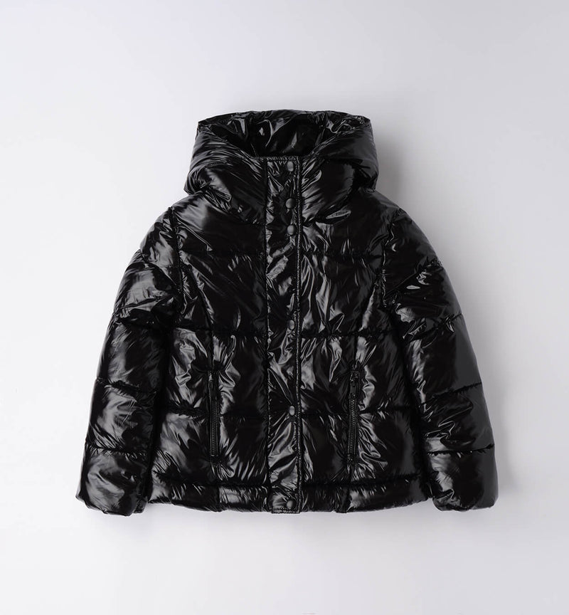 GIUBBOTTO IMBOTTITO TESSUTO TERMICO iDO F4F5580658  NERO