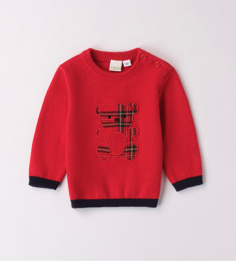 MAGLIONE iDO 4A210  ROSSO