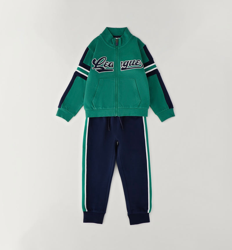 TUTA JOGGING DUE PEZZI iDO 4H430  VERDE