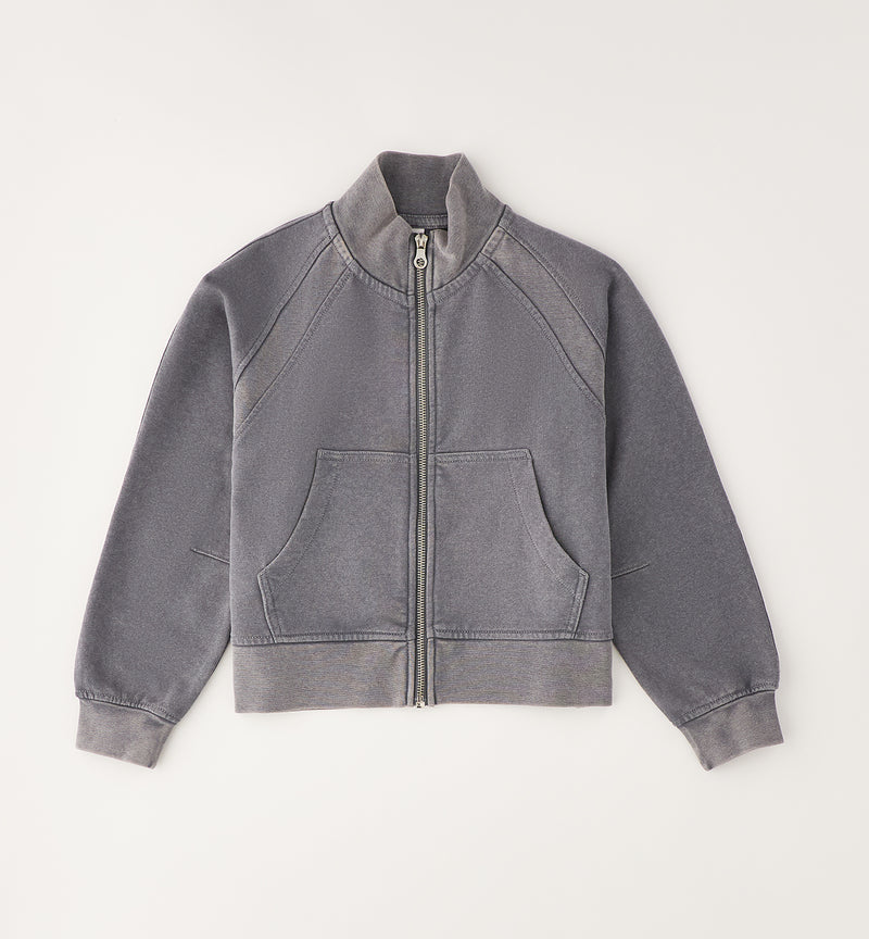 FELPA APERTA ML CON ZIP O CON BOTTONI iDO 4H700  GRIGIO SCURO