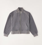 FELPA APERTA ML CON ZIP O CON BOTTONI iDO 4H700  GRIGIO SCURO