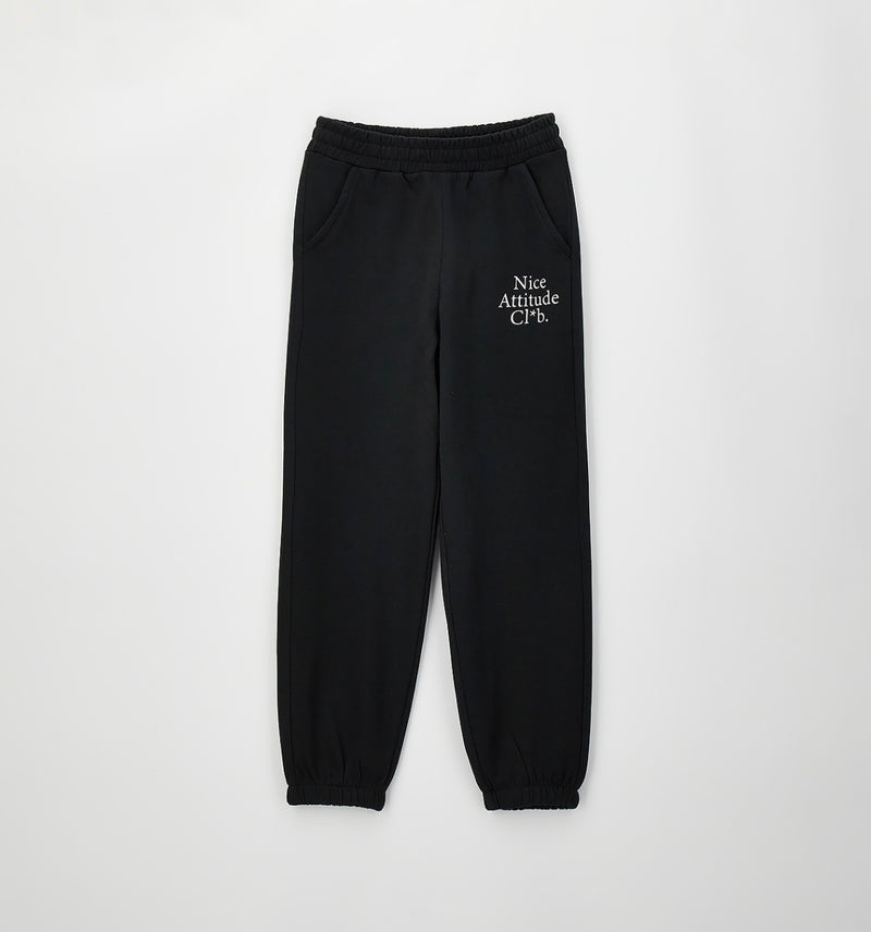 PANTALONE MAGLIA TAGLIATA LUNGO iDO 4H862  NERO