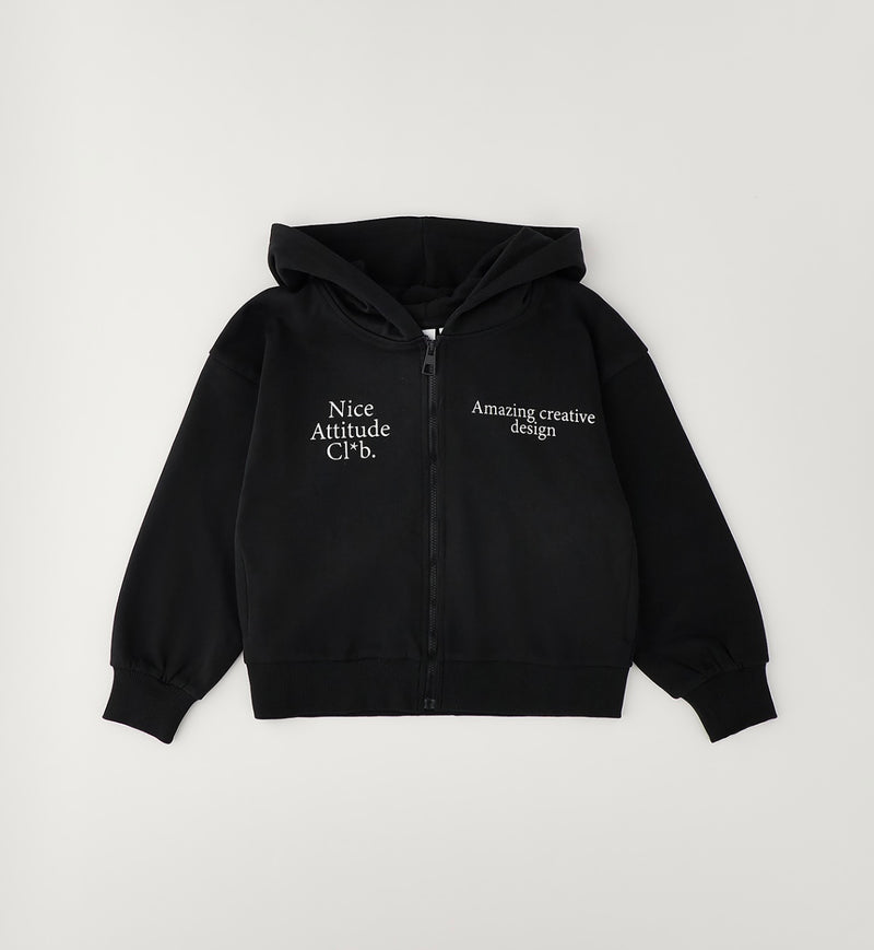 FELPA APERTA ML CON ZIP O CON BOTTONI iDO 4H771  NERO