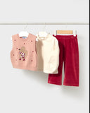 Compl. pantalone gilet tricot MAYORAL 2559  Vinaccia