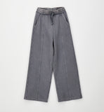 PANTALONE MAGLIA TAGLIATA LUNGO iDO 4H721  GRIGIO SCURO