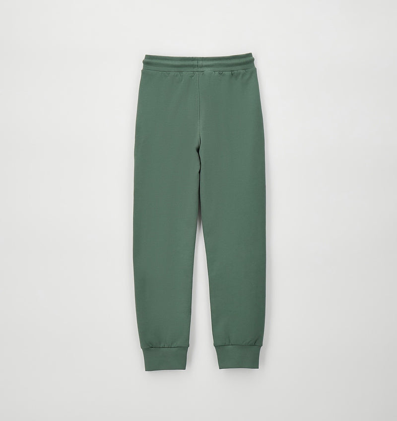PANTALONE MAGLIA TAGLIATA LUNGO iDO 4H825  VERDE MILITARE