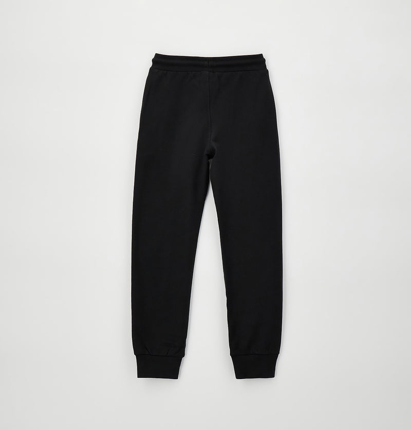 PANTALONE MAGLIA TAGLIATA LUNGO iDO 4H825  NERO