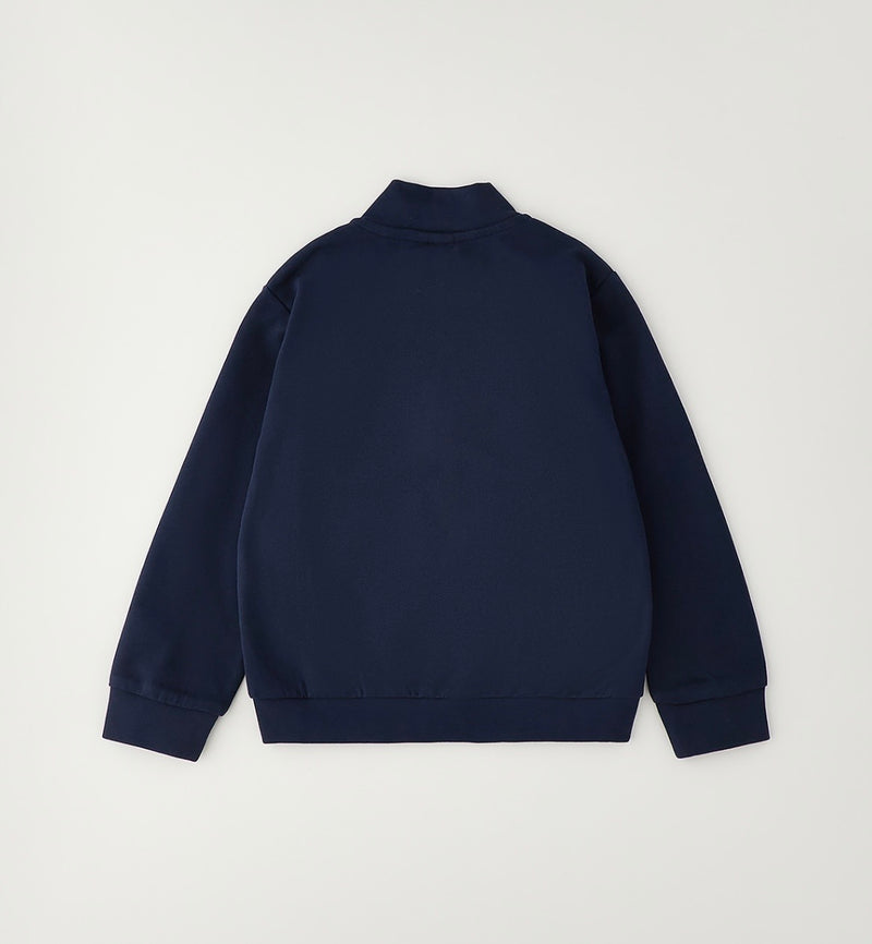 FELPA APERTA ML CON ZIP O CON BOTTONI iDO 4H265  NAVY