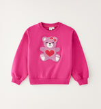 FELPA CHIUSA CON O SENZA CAPPUCCIO iDO 4H308  FUCSIA