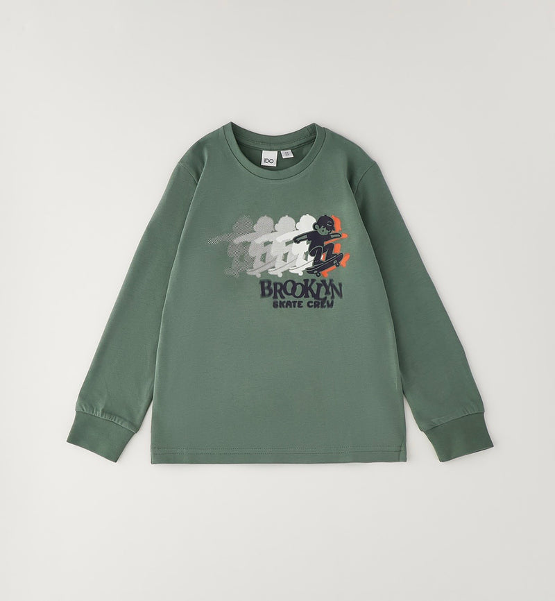 GIROCOLLO ML iDO 4H267  VERDE MILITARE