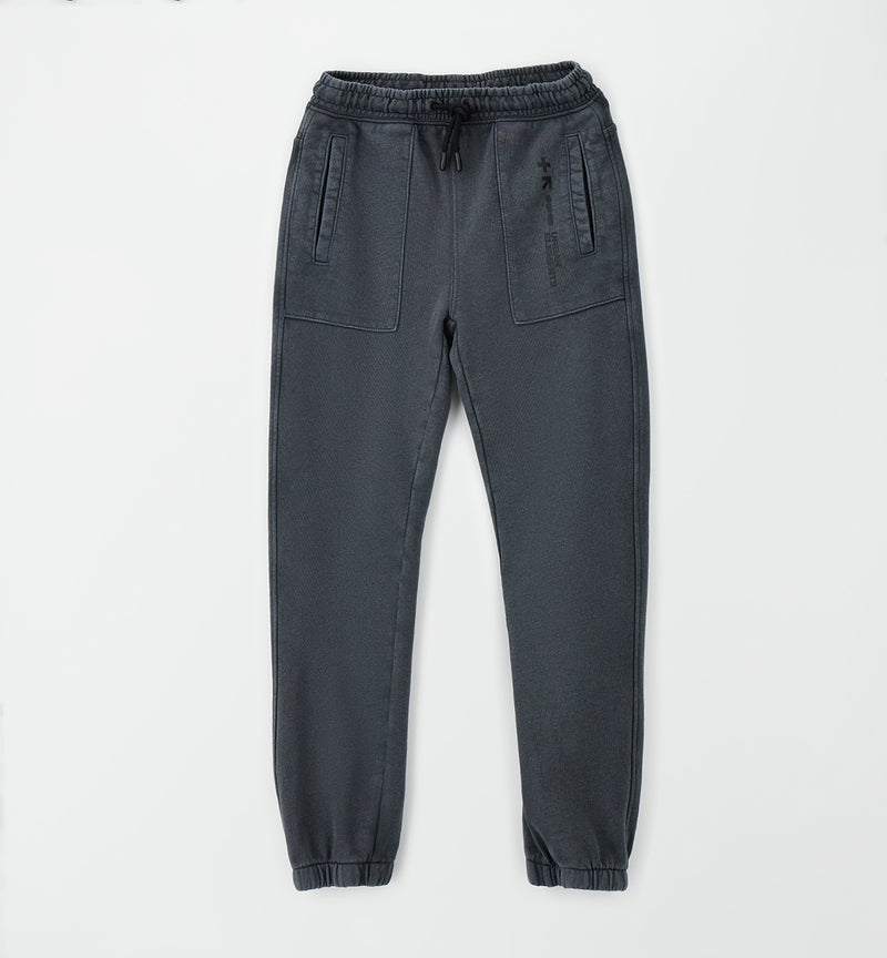 PANTALONE MAGLIA TAGLIATA LUNGO iDO 4H662  GRIGIO