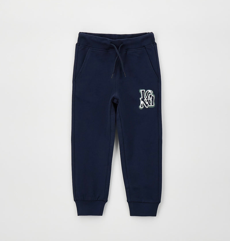 PANTALONE MAGLIA TAGLIATA LUNGO iDO 4H269  NAVY