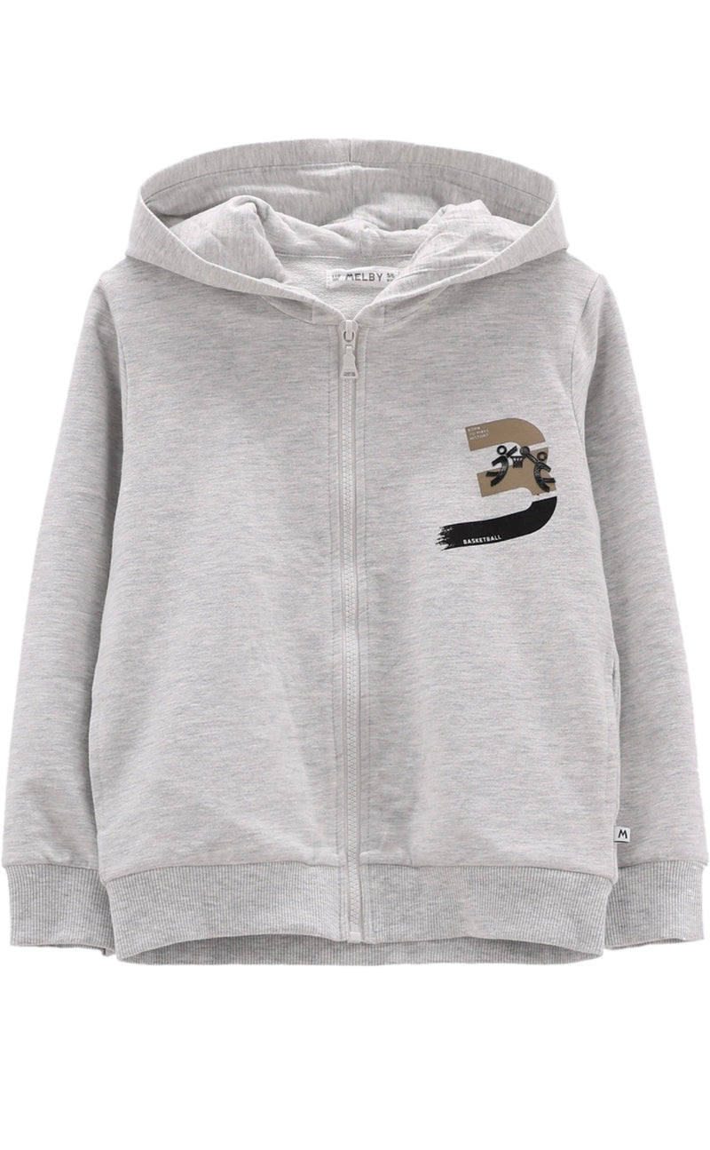 FELPA MELBY 76D3054  NEBBIA MELANGE