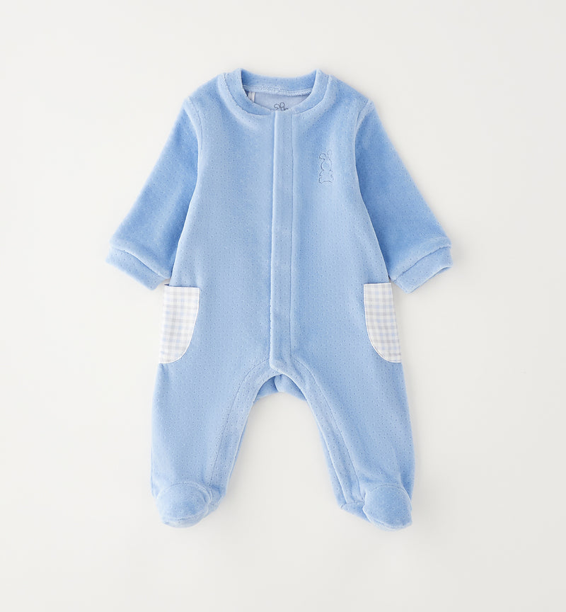 TUTINA INTERA CON PIEDE iDO 4H021  L.BLUE