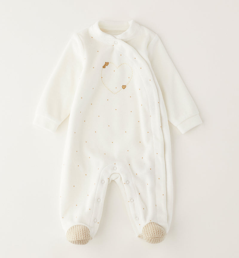 TUTINA INTERA CON PIEDE iDO 4H191  OFF WHITE