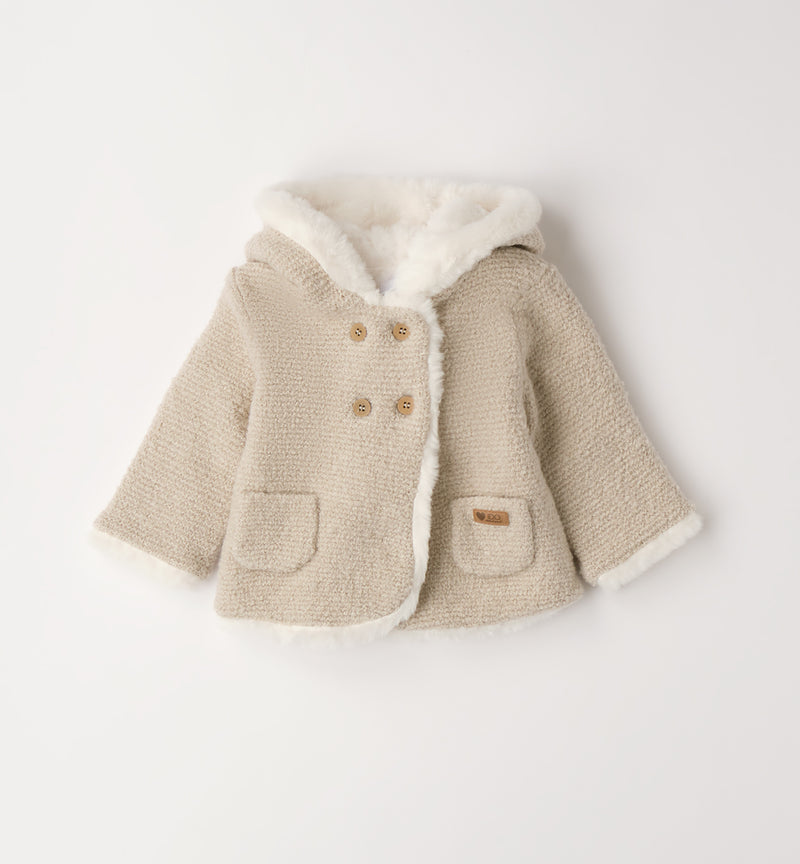 GIUBBOTTI-GIACCHE MAGLIA TAGLIATA iDO 4H130  BEIGE