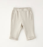 PANTALONE MAGLIA TAGLIATA LUNGO iDO 4H060  BEIGE