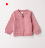 FELPA APERTA ML CON ZIP O CON BOTTONI iDO 4H082  ORCHIDEA