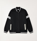 FELPA APERTA ML CON ZIP O CON BOTTONI iDO 4H595  NERO