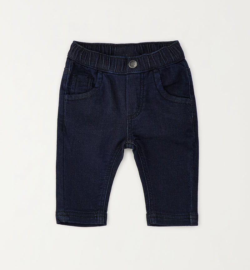 PANTALONE DENIM LUNGO iDO 4H066  DARK BLU
