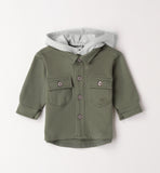 CAMICIA ML iDO 4H163  VERDE MILITARE