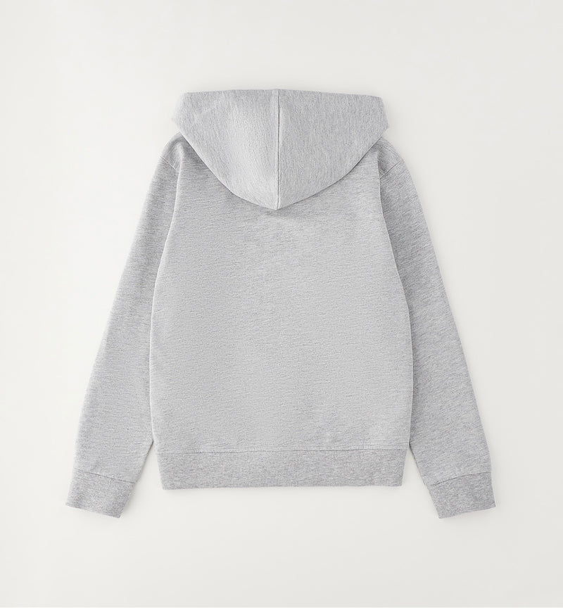 FELPA APERTA ML CON ZIP O CON BOTTONI iDO 4Z539  GRIGIO MELANGE