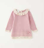 ABITO TRICOT CON MANICA iDO 4H200  ROSA