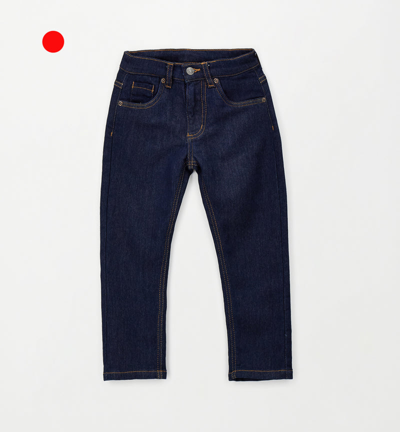 PANTALONE DENIM LUNGO iDO 4H292  DARK BLU