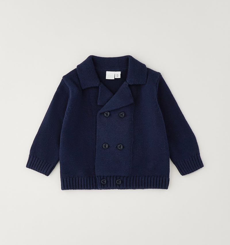CARDIGAN SCALDACUORE iDO 4H150  NAVY