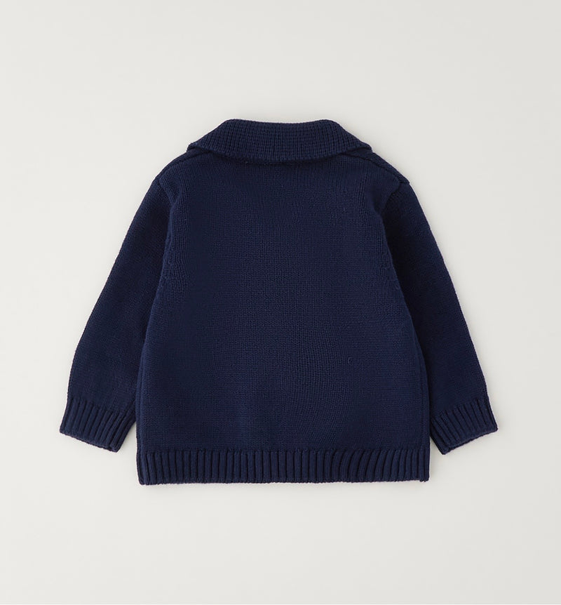 CARDIGAN SCALDACUORE iDO 4H150  NAVY