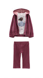 COMPLETO 3pz MELBY 46K1913B  LILAS