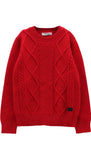 MAGLIONE MELBY 66B1054  ROSSO