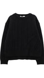 MAGLIONE MELBY 76B1095  NERO