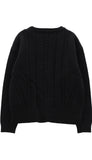 MAGLIONE MELBY 76B1095  NERO
