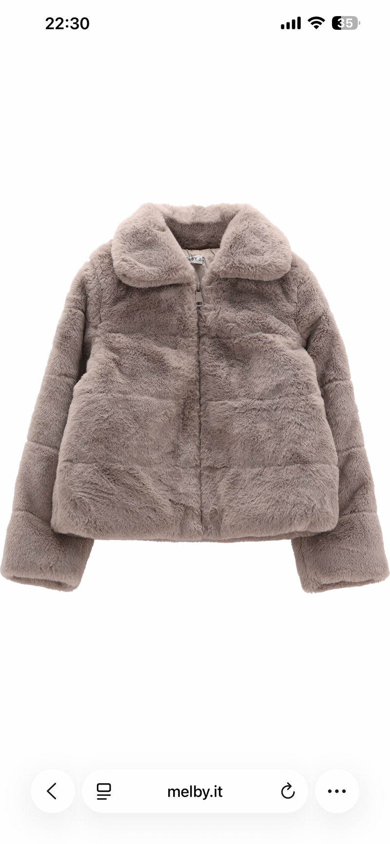 PELLICCETTA MELBY 76Z3205  CENERE