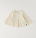 FELPA APERTA ML CON ZIP O CON BOTTONI iDO 4H077  CREAM