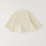 FELPA APERTA ML CON ZIP O CON BOTTONI iDO 4H077  CREAM