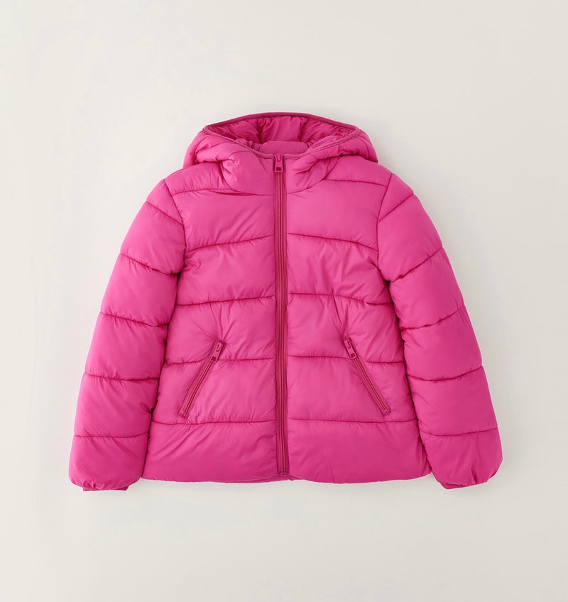 GIUBBOTTO IMBOTTITO TESSUTO TERMICO iDO 4H878  FUCSIA