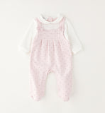 TUTINA INTERA CON PIEDE iDO 4H192  ROSA-GRIGIO