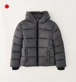 GIUBBOTTO IMBOTTITO TESSUTO TERMICO iDO 4H589  GRIGIO