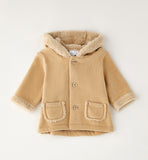 CAPPOTTI-GIUB. NAVETTA ECO-PELLE PELLIC. iDO 4H073  BEIGE